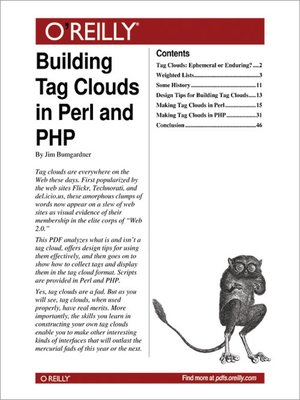 cover image of Building Tag Clouds in Perl and PHP